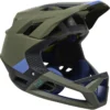 Fox Racing Proframe Helm Geblokkeerd, CE - Olijfgroen