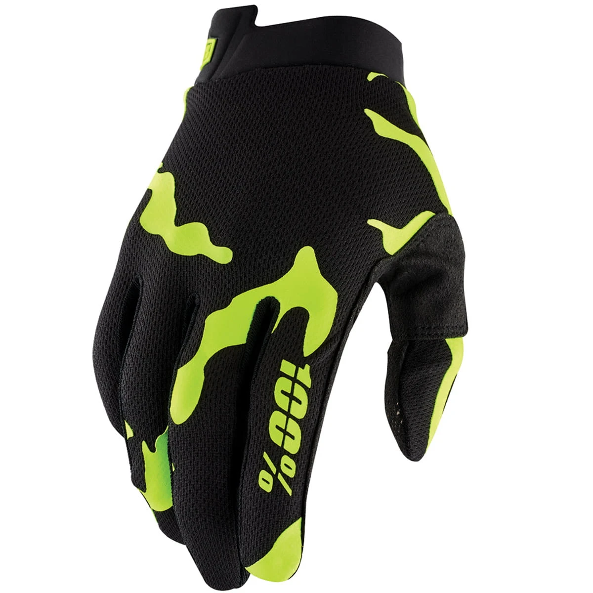 100% ITrack Handschoen - Zwart/Geel 1 100% ITrack Handschoen - Zwart/Geel