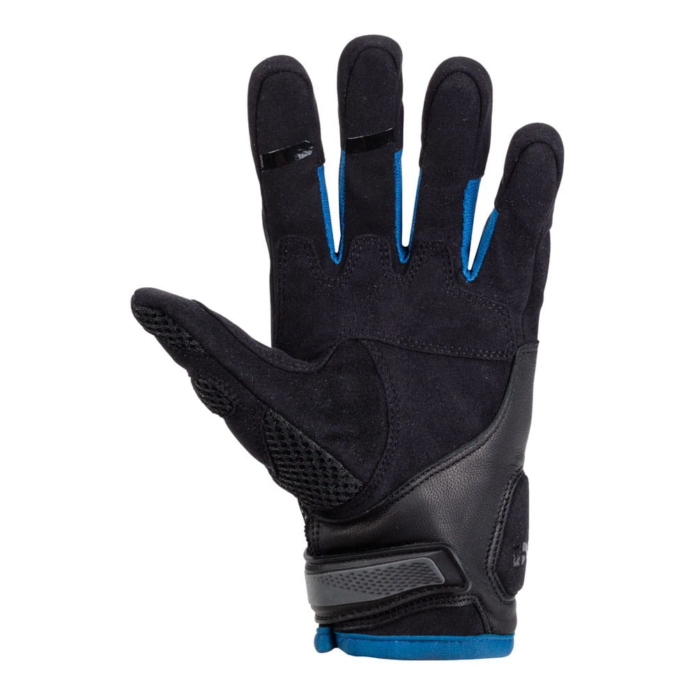 IXS Tour LT Handschoen Montevideo Air Zwart Grijs Blauw 2 IXS Tour LT Handschoen Montevideo Air Zwart Grijs Blauw - Afbeelding 2