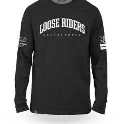 LOOSE RIDERS Tech Heren Jersey Longsleeve - Klassiek Zwart