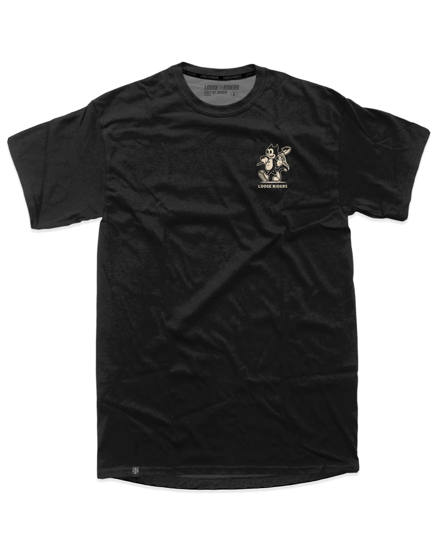 LOOSE RIDERS Tech Heren Jersey Korte Mouw - Cult Cat 1 LOOSE RIDERS Tech Heren Jersey Korte Mouw - Cult Cat