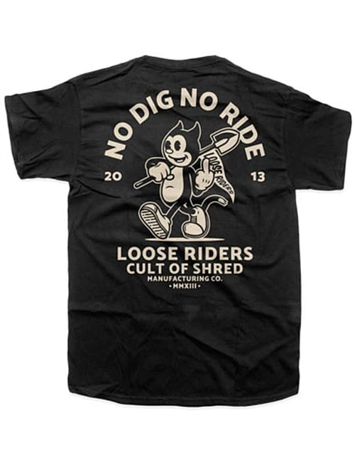 LOOSE RIDERS Tech Heren Jersey Korte Mouw - Cult Cat 2 LOOSE RIDERS Tech Heren Jersey Korte Mouw - Cult Cat - Afbeelding 2