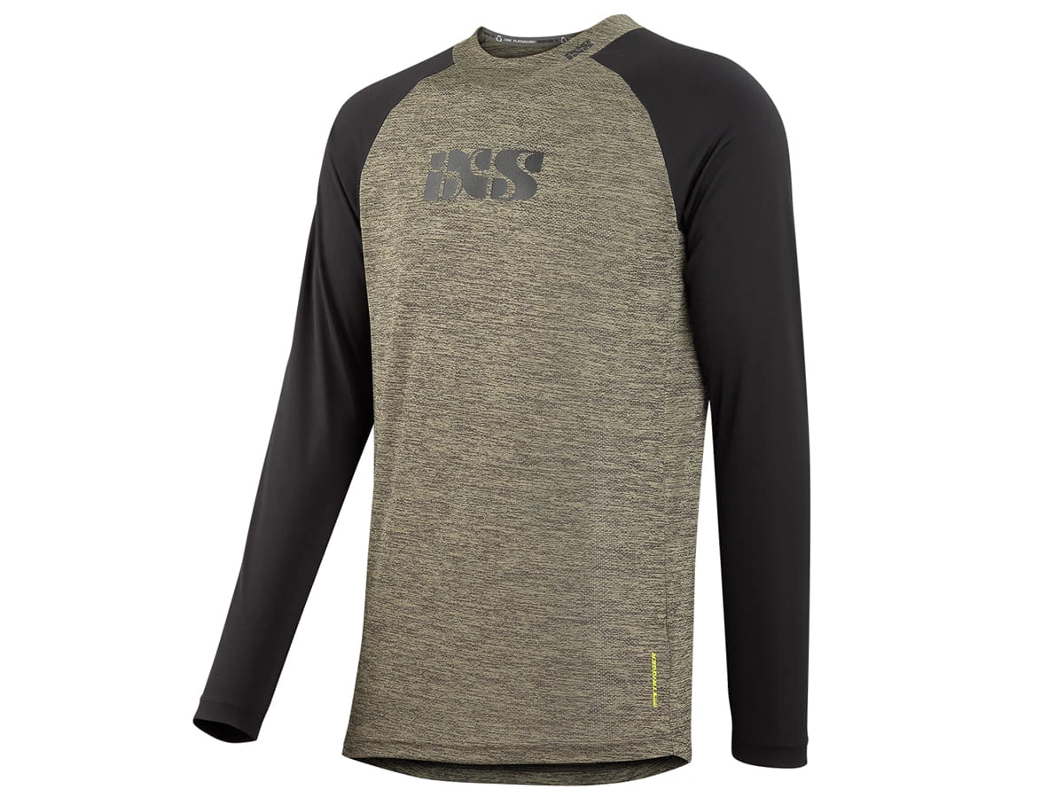 IXS Trigger X Lange Mouw Jersey - Khaki 1 IXS Trigger X Lange Mouw Jersey - Khaki