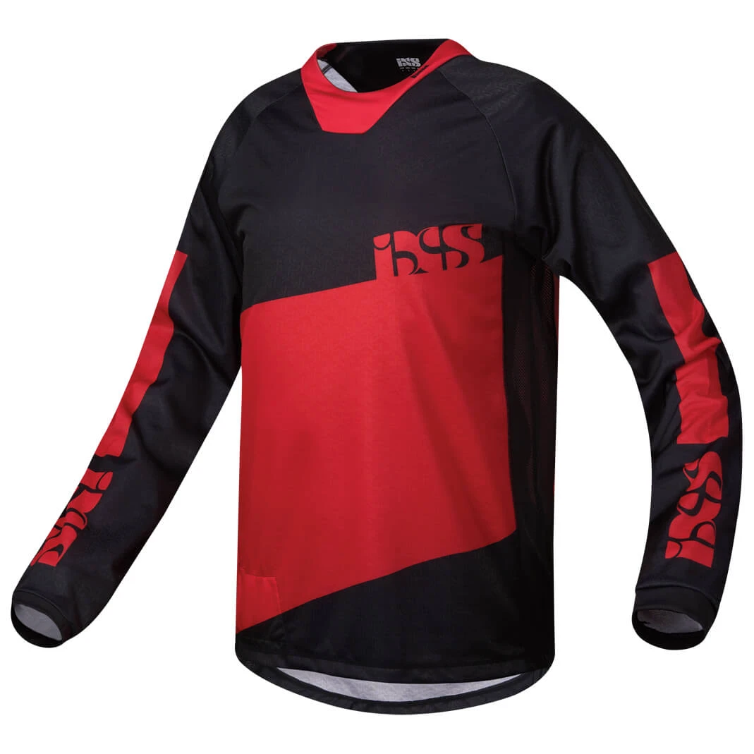IXS Pivot 6.2 DH Jersey - Fluor Rood/zwart 1 IXS Pivot 6.2 DH Jersey - Fluor Rood/zwart