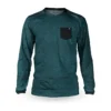 LOOSE RIDERS Jersey Met Lange Mouwen - Heather Teal Pocket