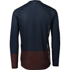 POC MTB Pure LS Jersey - Tourmaline Navy/Axinite Brown -Aanbiedingen Vlot Fiets Winkel poc mtb pure ls jersey 1819 turmaline navy axinite brown 2 1148831