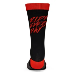 Ride Concepts Ride Every Day Socks - Zwart/Rood -Aanbiedingen Vlot Fiets Winkel rc soc 0012 every day red back ID 36397