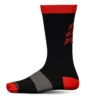 Ride Concepts Ride Every Day Socks - Zwart/Rood