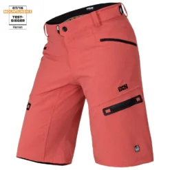 IXS Sever 6.1 BC Korte Broek - Fluor Rood