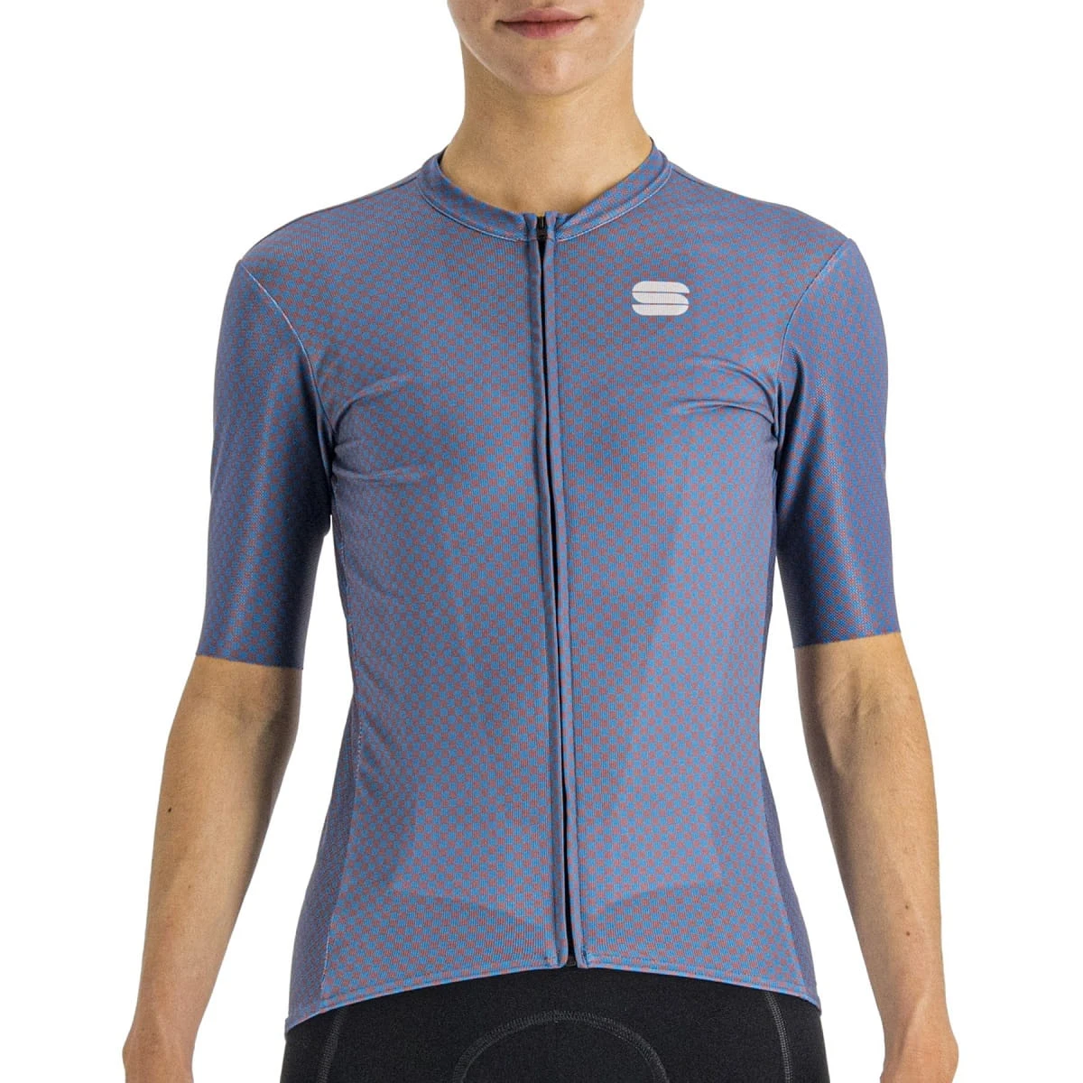 Sportful Checkmate Dames Jersey - Berry Blue Mauve 1 Sportful Checkmate Dames Jersey - Berry Blue Mauve